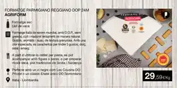 Plusfresc AGRIFORM Formatge parmigiano reggiano dop 24m oferta