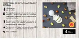 Plusfresc CIRIGLIA Mozzarella de búfala campana dop oferta