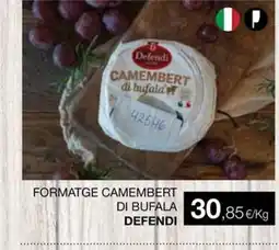 Plusfresc DEFENDI Formatge camembert di bufala oferta
