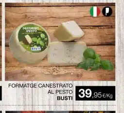 Plusfresc BUSTI Formatge canestrato al pesto oferta