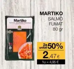 Plusfresc MARTIKO Salmo fumat oferta