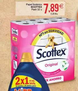 Supermercados Aquí SCOTTEX Papel hixiénico oferta