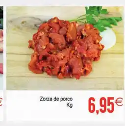 Supermercados Aquí Zorza de porco oferta