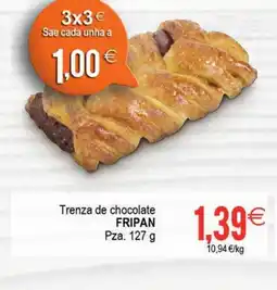 Supermercados Aquí FRIPAN Trenza de chocolate oferta