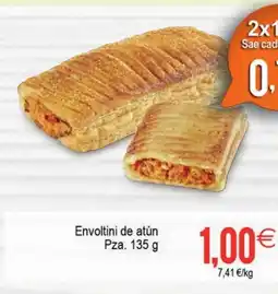 Supermercados Aquí Envoltini de atún oferta