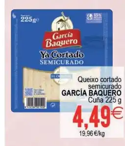Supermercados Aquí GARCÍA BAQUERO Queixo cortado semicurado oferta