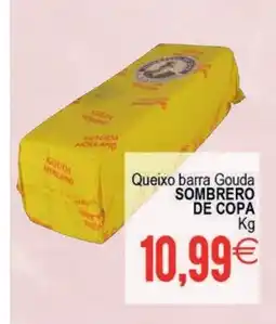 Supermercados Aquí SOMBRERO DE COPA Queixo barra Gouda oferta