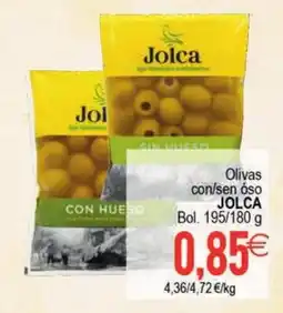 Supermercados Aquí JOLCA Olivas con/sen óso oferta
