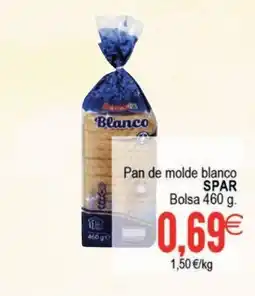 Supermercados Aquí SPAR Pan de molde blanco oferta