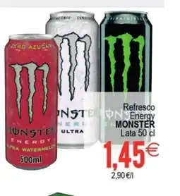 Supermercados Aquí MONSTER Refresco Energy oferta