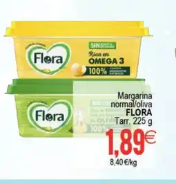 Supermercados Aquí FLORA Margarina Snormal/oliva oferta
