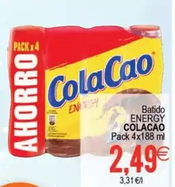 Supermercados Aquí COLACAO Batido oferta