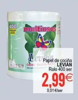 Supermercados Aquí LEVIAN Papel de cociña oferta