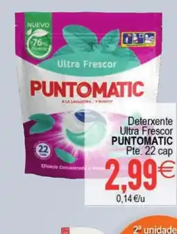Supermercados Aquí PUNTOMATIC Deterxente Ultra Frescor oferta