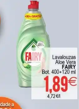 Supermercados Aquí FAIRY Lavalouzas Aloe Vera oferta