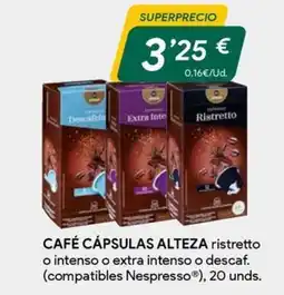 Masymas ALTEZA Café cápsulas oferta