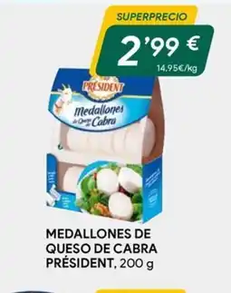 Masymas PRÉSIDENT Medallones de queso de cabra oferta