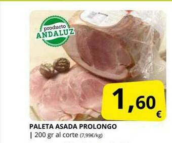 Supermercados MAS Paleta Asada Prolongo oferta