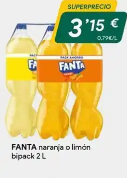Masymas FANTA naranja o limón bipack oferta