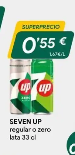 Masymas SEVEN UP regular o zero oferta