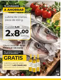 Alimerka Lubina de crianza oferta