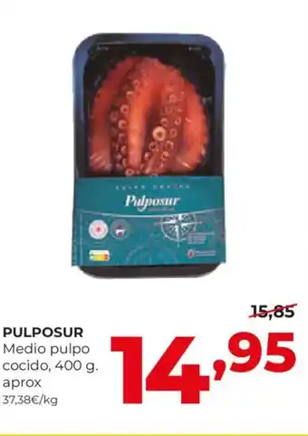 Alimerka PULPOSUR Medio pulpo cocido oferta