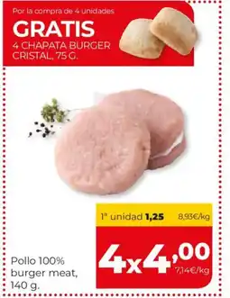 Alimerka Pollo 100% burger meat oferta