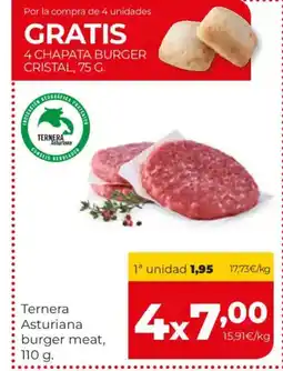 Alimerka Ternera Asturiana burger meat oferta