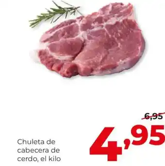 Alimerka Chuleta de cabecera de cerdo oferta
