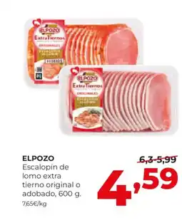 Alimerka ELPOZO Escalopín de lomo extra tierno original o adobado oferta