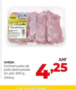Alimerka UVESA Contramuslos de pollo deshuesado sin piel oferta