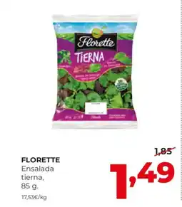 Alimerka FLORETTE Ensalada tierna oferta