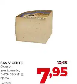 Alimerka SAN VICENTE Queso semicurado oferta