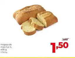 Alimerka Hogaza de maíz 5,4% oferta