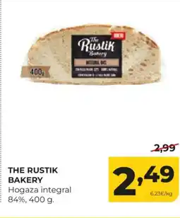 Alimerka THE RUSTIK BAKERY Hogaza integral 84% oferta