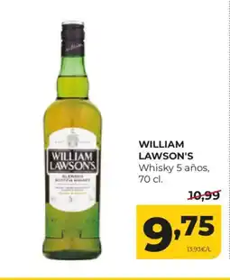 Alimerka WILLIAM LAWSON'S Whisky 5 años oferta