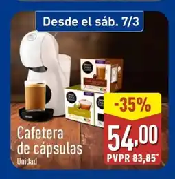 ALDI Cafetera de cápsulas oferta