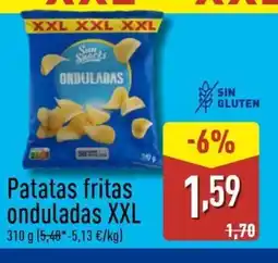 ALDI Patatas fritas onduladas XXL oferta