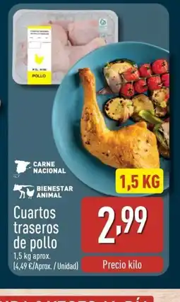 ALDI Cuartos traseros de pollo oferta
