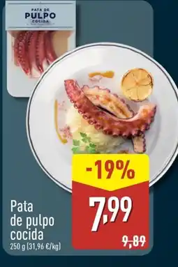 ALDI Pata de pulpo cocida oferta