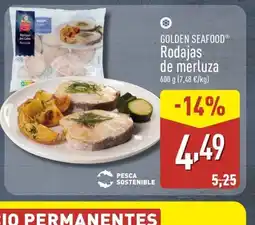 ALDI GOLDEN SEAFOOD Rodajas de merluza oferta