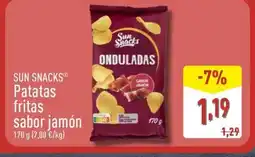 ALDI SUN SNACKS Patatas fritas sabor jamón oferta