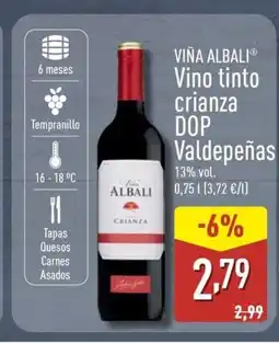 ALDI VIÑA ALBALI Vino tinto oferta