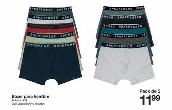 Zeeman Bóxer Para Hombre oferta