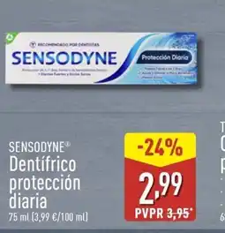 ALDI SENSODYNE Dentifrico protección oferta