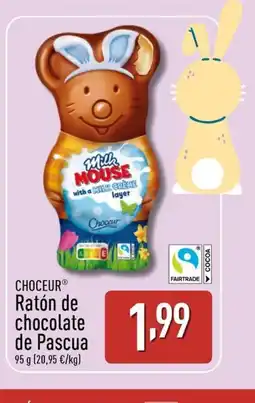 ALDI CHOCEUR Ratón de chocolate de Pascua oferta