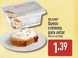 ALDI MILSANI Queso cremoso para untar oferta