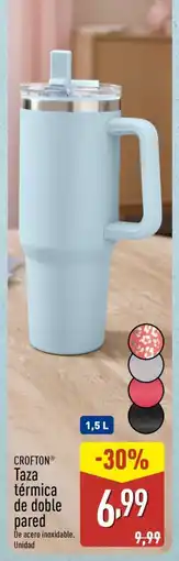 ALDI CROFTON Taza térmica de doble oferta