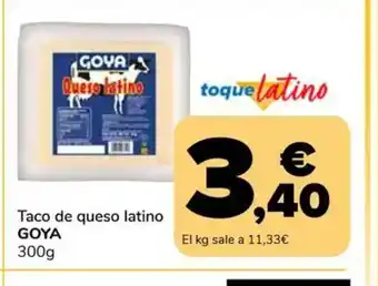 GOVA Taco de queso latino
