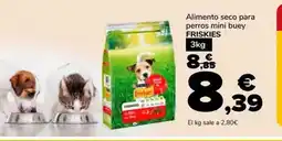 Supeco FRISKIES Alimento seco para perros mini buey oferta